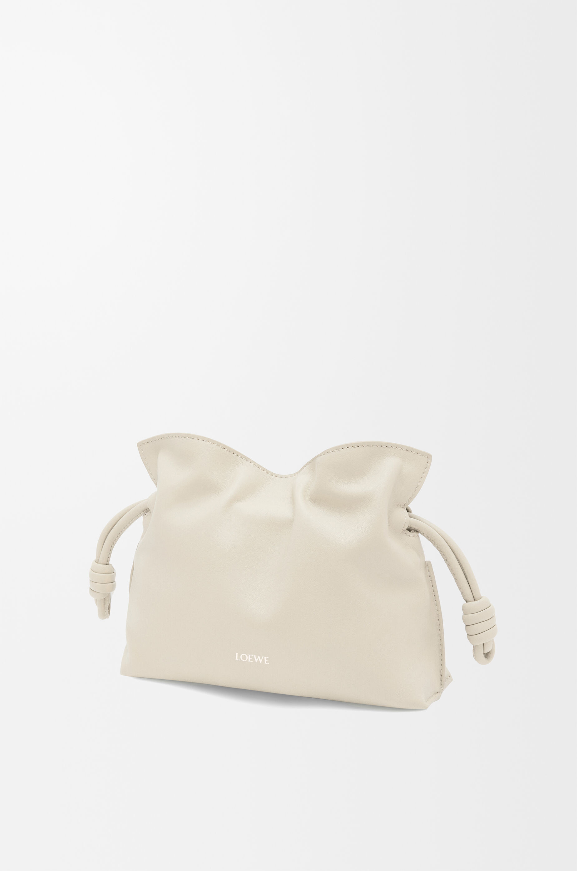 衝撃特価 フラメンコクラッチ ミニ（ナパカーフ） ホワイト - LOEWE バッグ