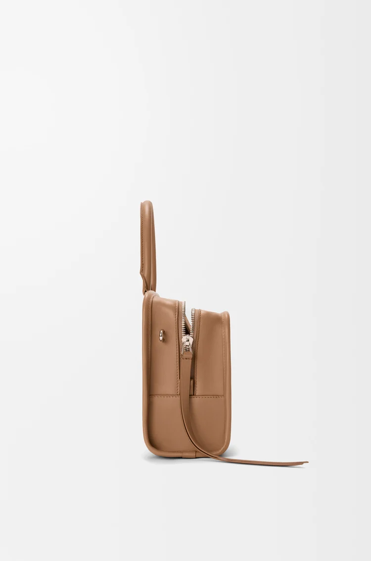 LOEWE Small Amazona 180 bag in soft calfskin Mocha