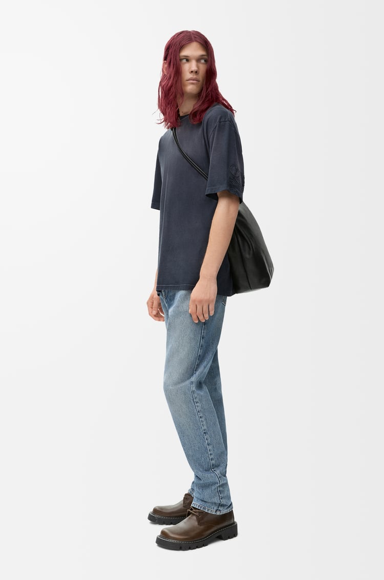 LOEWE Camiseta de corte holgado en algodón Negro