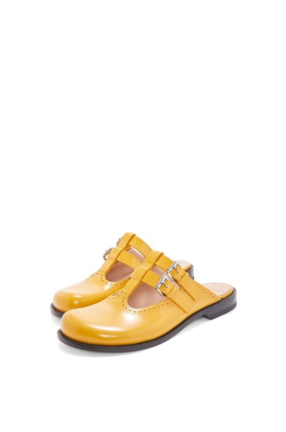 LOEWE Sabot Mary Jane Campo in pelle di vitello GIALLO NARCISO plp_rd