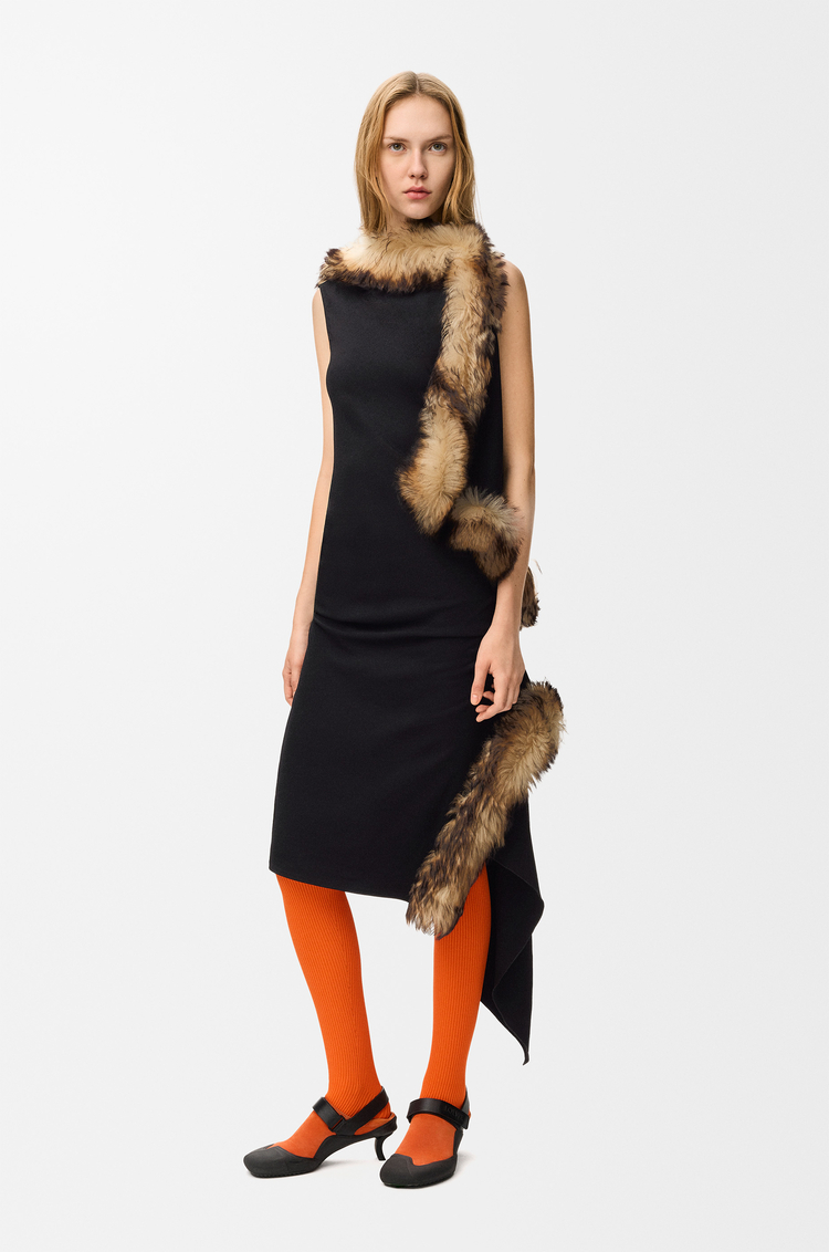 LOEWE Dress in viscose blend Black