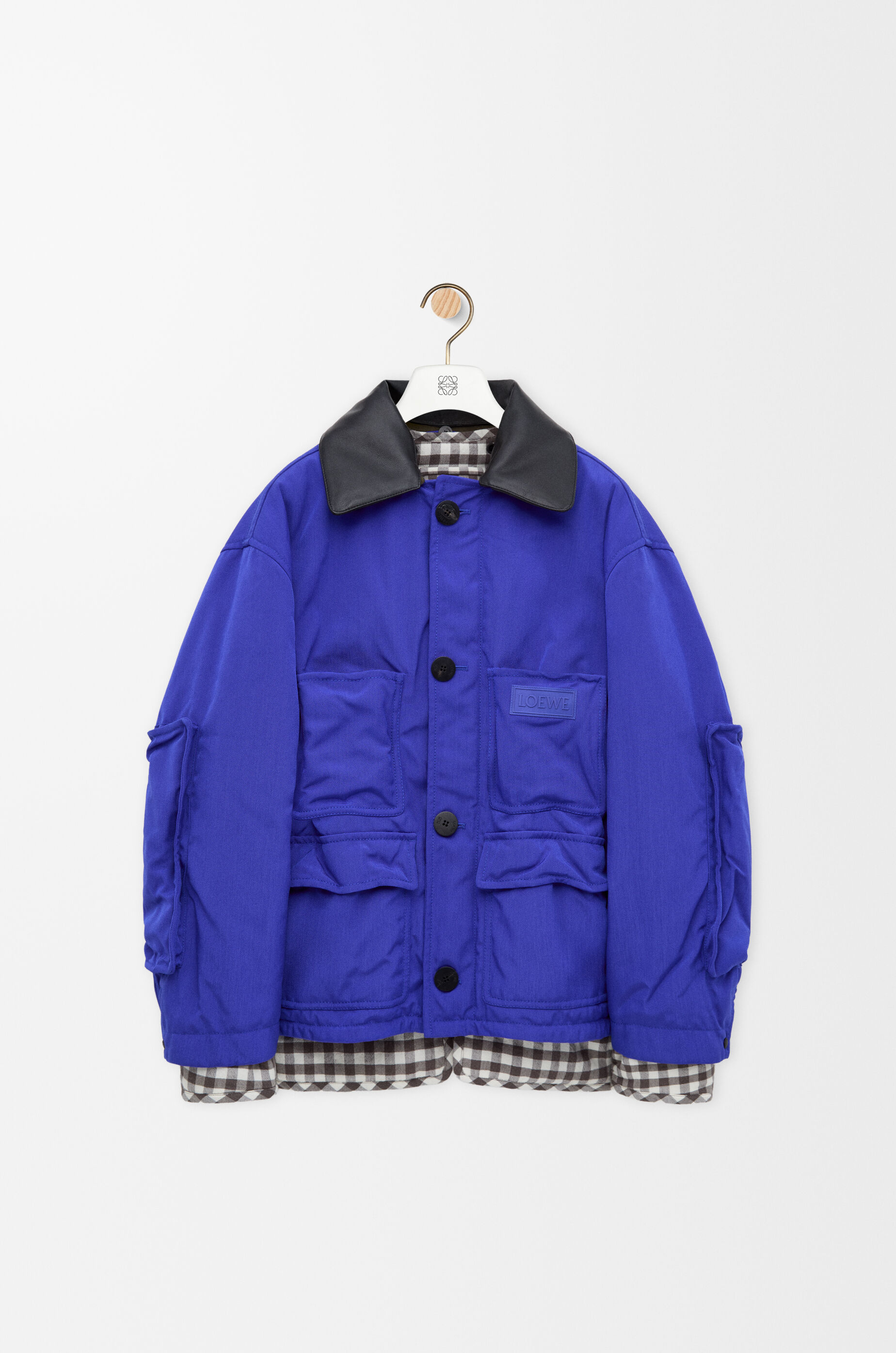 Jacket in technical shell Blue - LOEWE USA Official Website