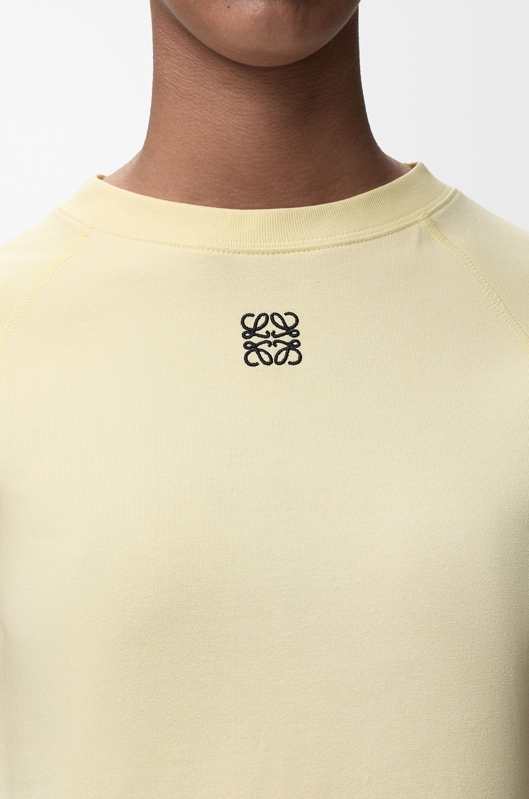 Small fit T-shirt in cotton blend Yellow - LOEWE APAC official website