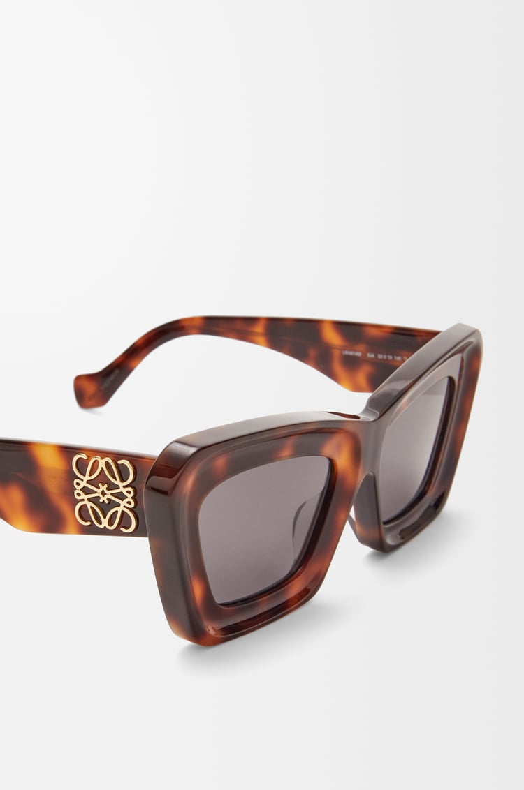 LOEWE Beveled Cateye sunglasses Havana