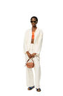 LOEWE Anagram pyjama trousers in silk and cotton Ivory pdp_rd