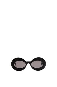 LOEWE Oversized oval sunglasses in acetate Black