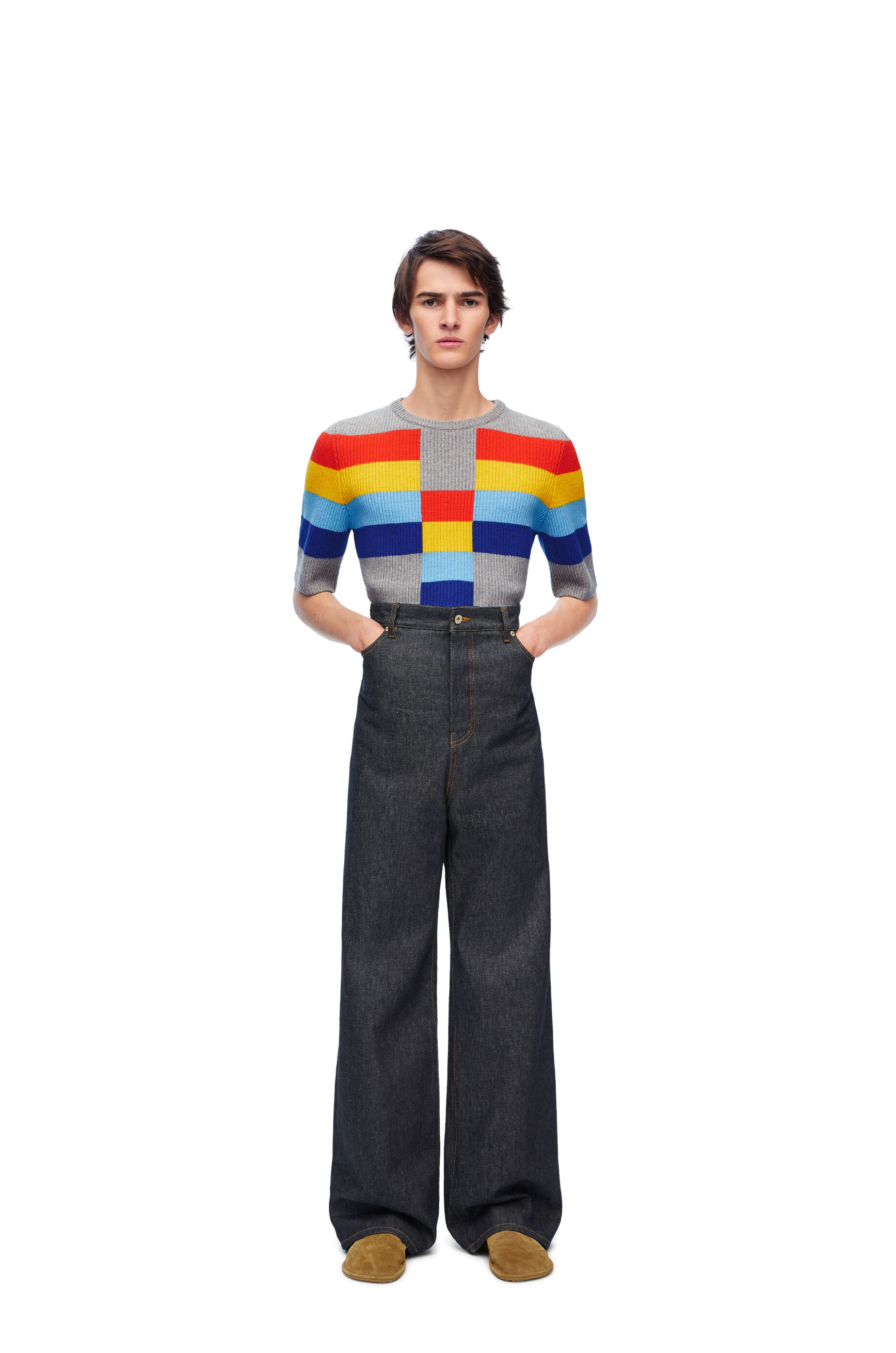 High rise discount jeans for men