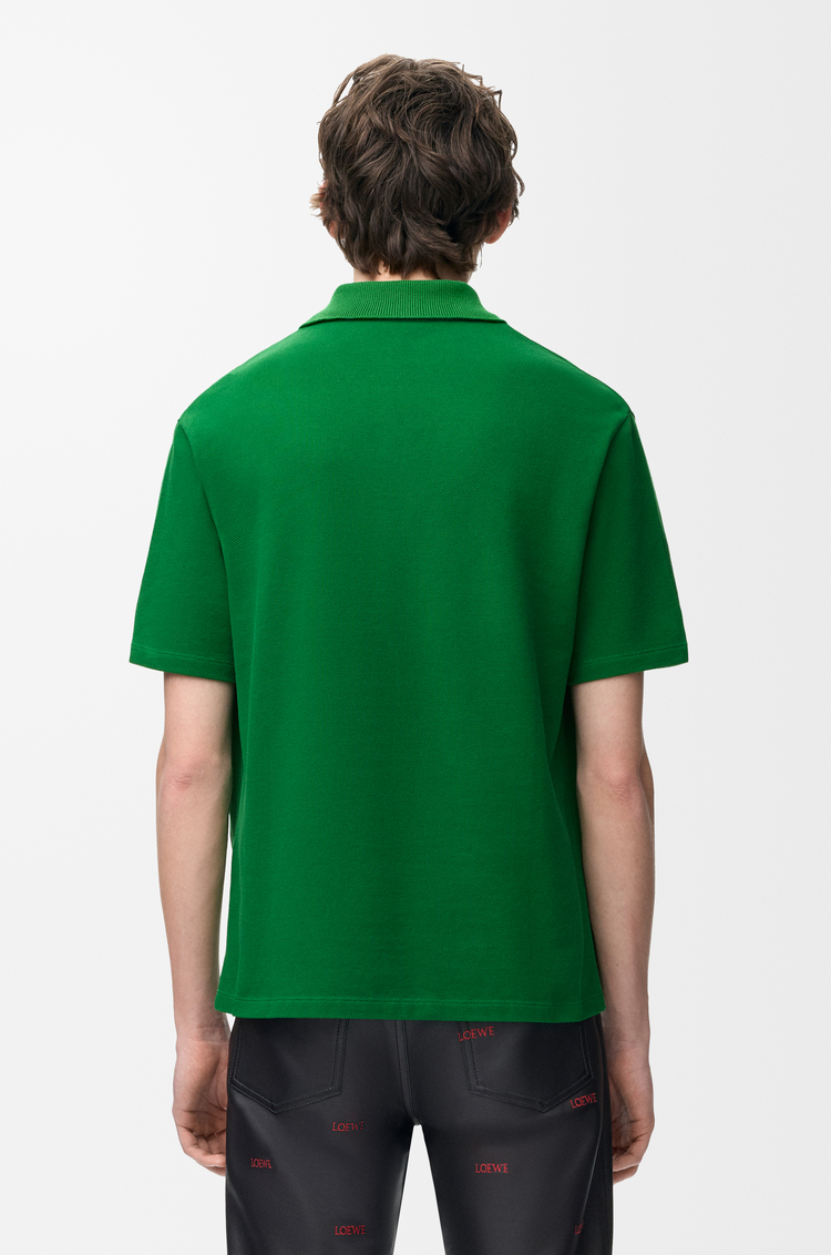 LOEWE Polo en coton Vert