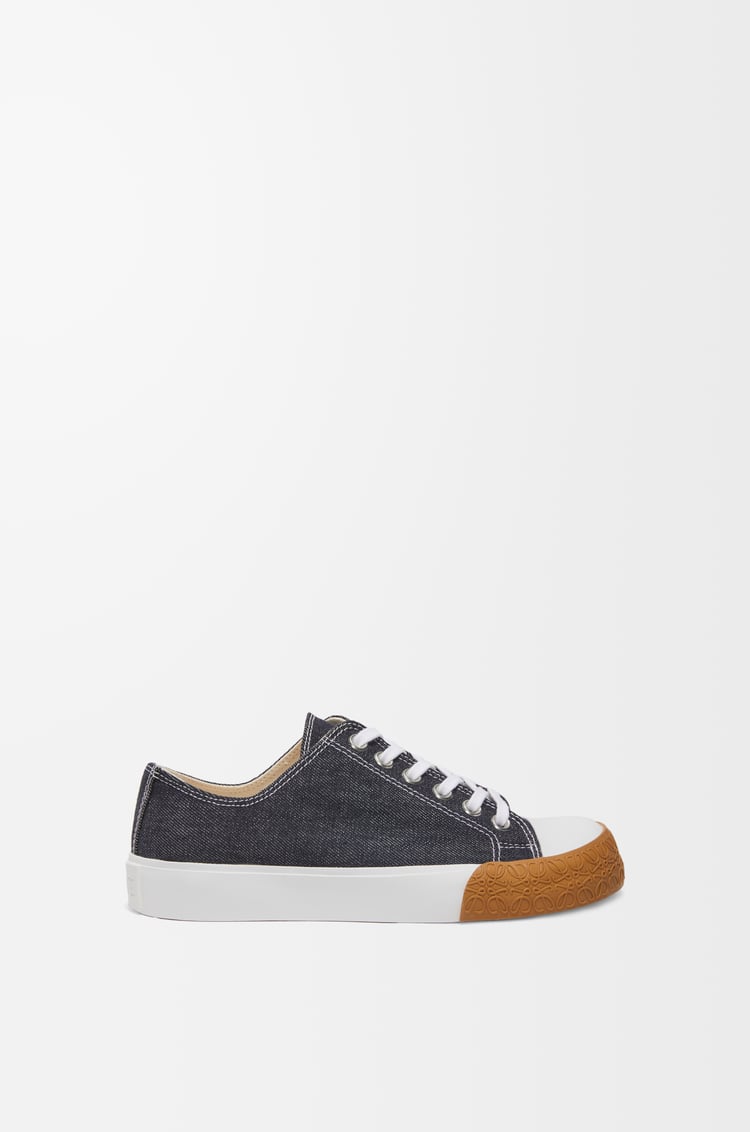LOEWE Bloc sneaker in denim Raw Denim