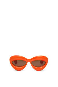 LOEWE Inflated cateye sunglasses in nylon Shiny Orange