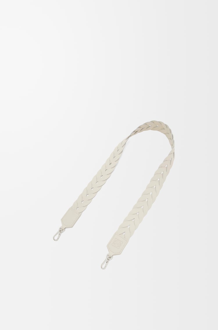 LOEWE Interlace strap in classic calfskin Sea Salt