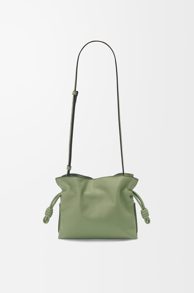 LOEWE Mini Flamenco clutch in nappa calfskin Rosemary
