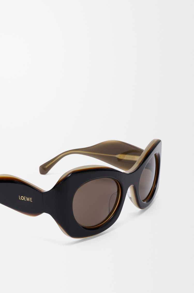 LOEWE Sierra 蝴蝶造型太阳镜 黑色