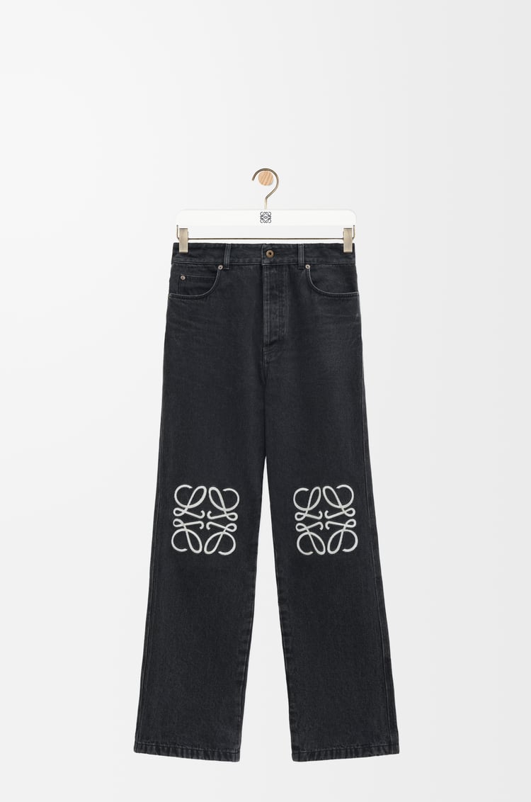 LOEWE Anagram baggy jeans in denim Black