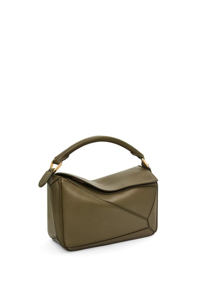 LOEWE Small Puzzle bag in classic calfskin Dark Khaki Green plp_rd