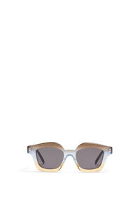 LOEWE Small browline sunglasses in acetate Gradient Grey/Pale Blue pdp_rd