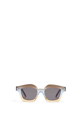 LOEWE Small browline sunglasses in acetate Gradient Grey/Pale Blue plp_rd
