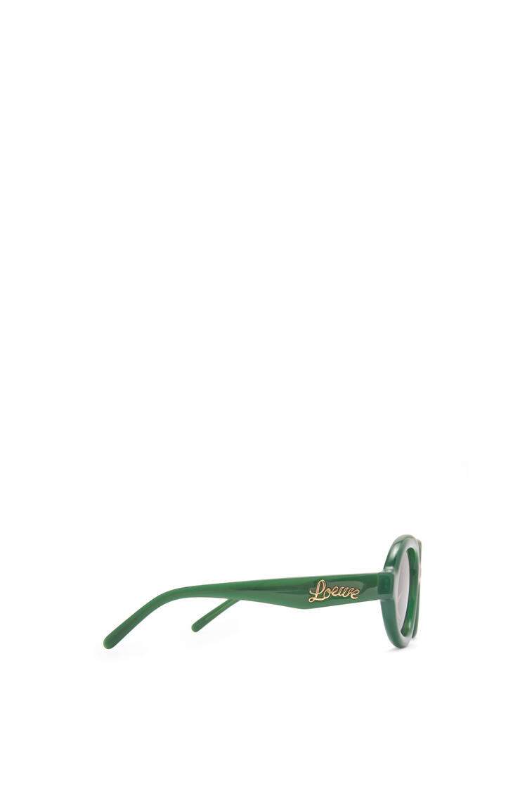 LOEWE Gafas de sol de aviador en acetato Verde Ss23