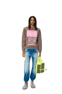 LOEWE Photocopy Anagram sweatshirt in cotton Warm Grey pdp_rd