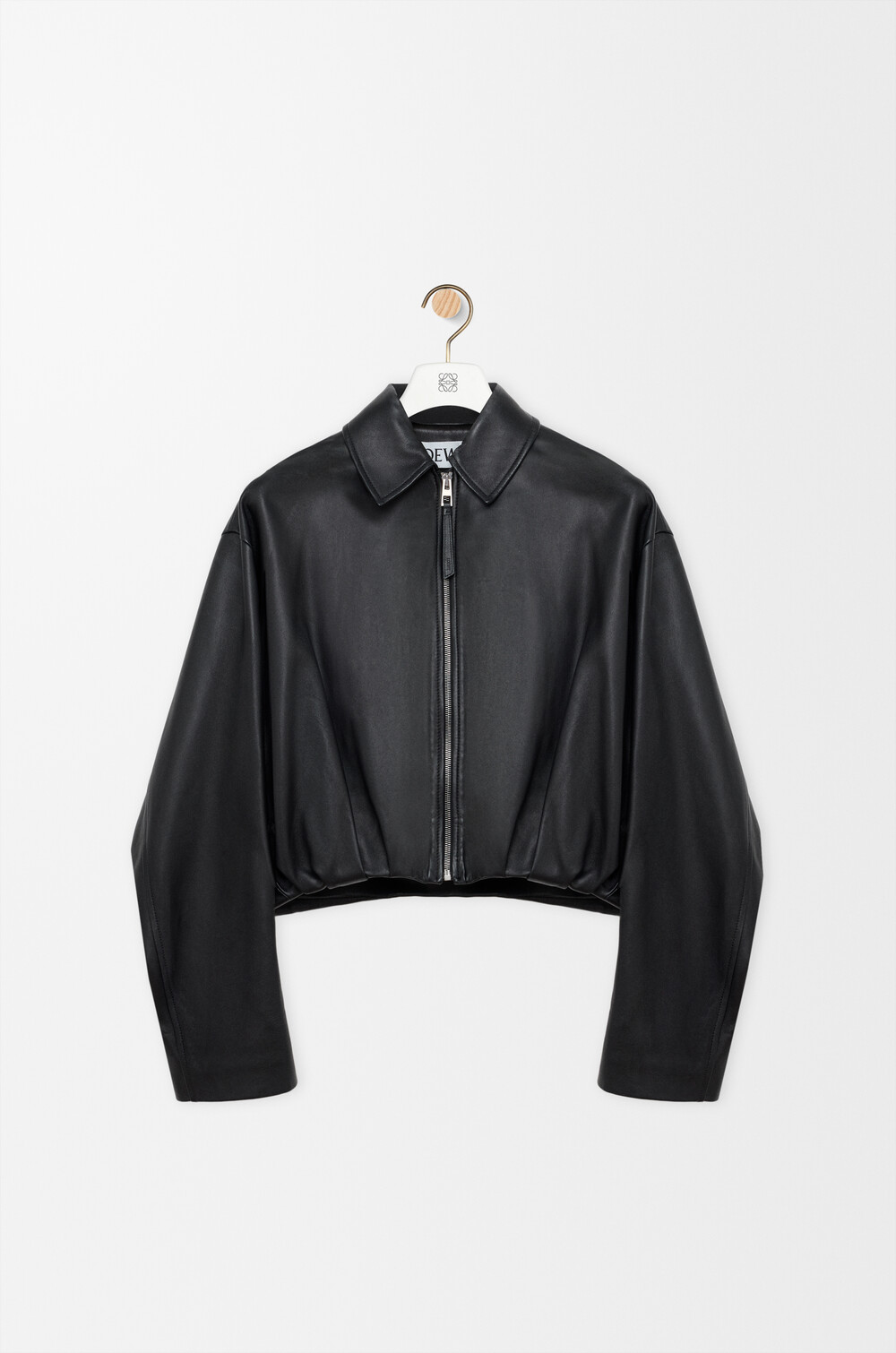 Draped jacket in nappa lambskin Black - LOEWE USA Official Website