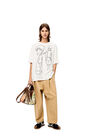 LOEWE Chihiro embroidered T-shirt in cotton White/Black pdp_rd