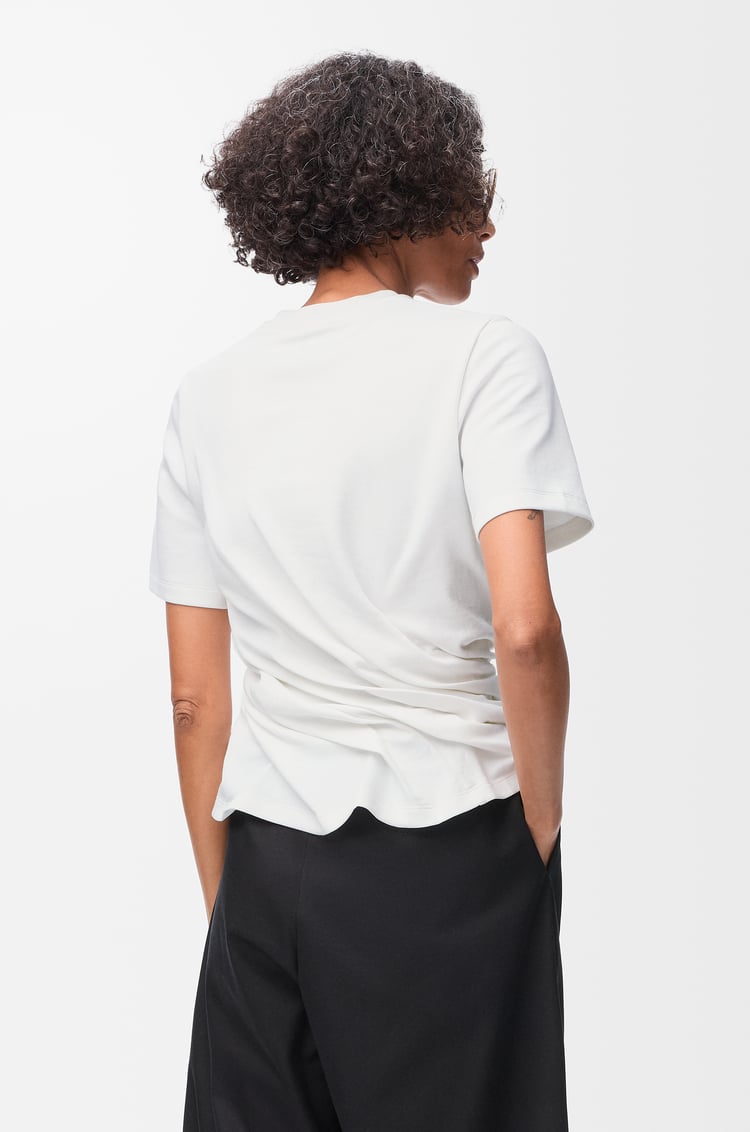 LOEWE Twisted top in cotton blend White