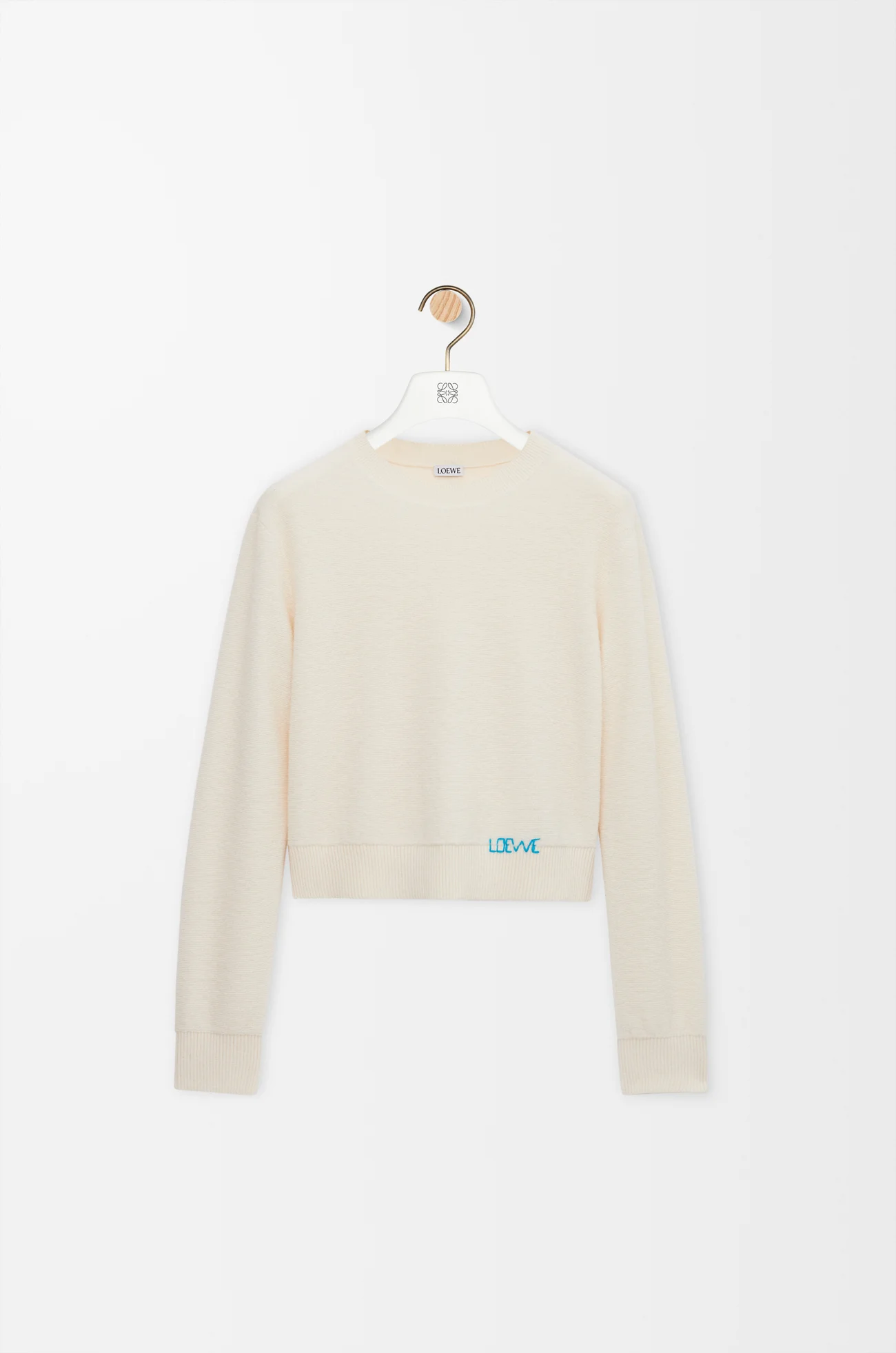 LOEWE Jersey en lana Crudo