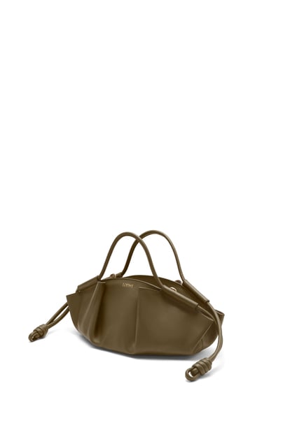 LOEWE Small Paseo bag in shiny nappa calfskin Dark Khaki Green plp_rd