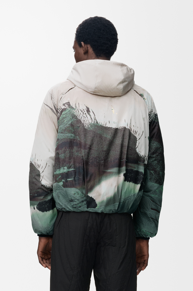 LOEWE Puffer jacket in technical shell Multicolor