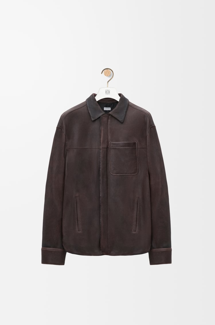 LOEWE オーバーシャツ（ナパラム） ダークブラウン