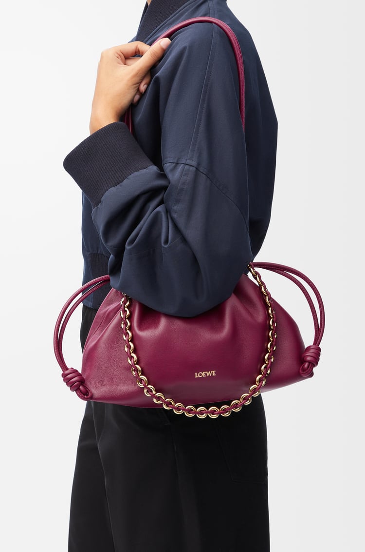 LOEWE フラメンコパース（メローナパラム） クリムゾン