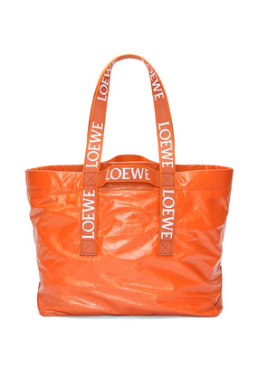 LOEWE Bolso Fold Shopper en piel de ternera Naranja