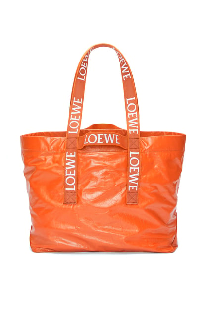 LOEWE Bolso Fold Shopper en piel de ternera Naranja plp_rd