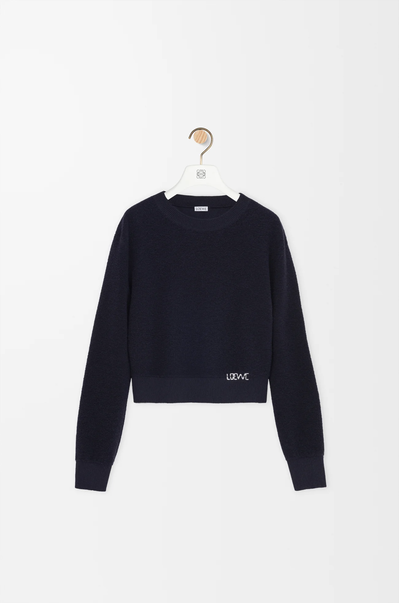 LOEWE Jersey en lana Azul Marino