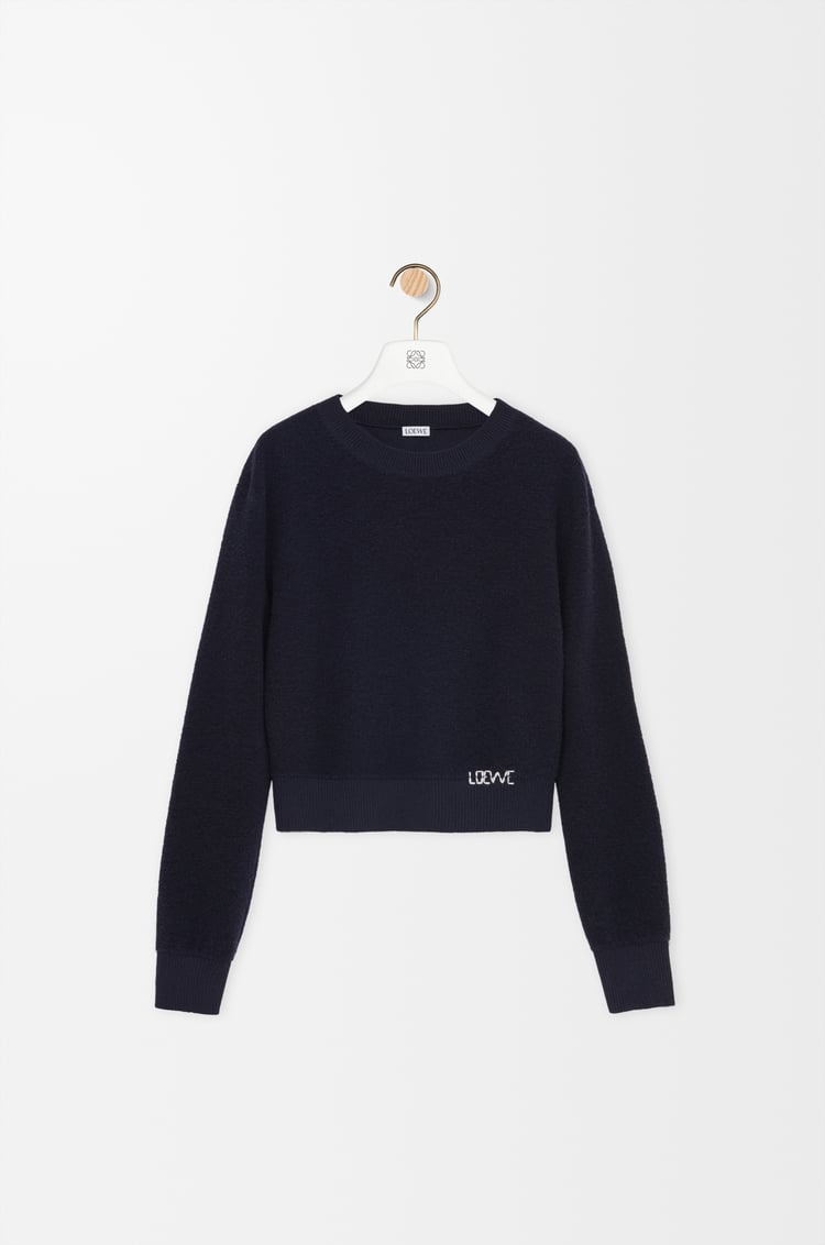 LOEWE セーター（ウール） ネイビーブルー