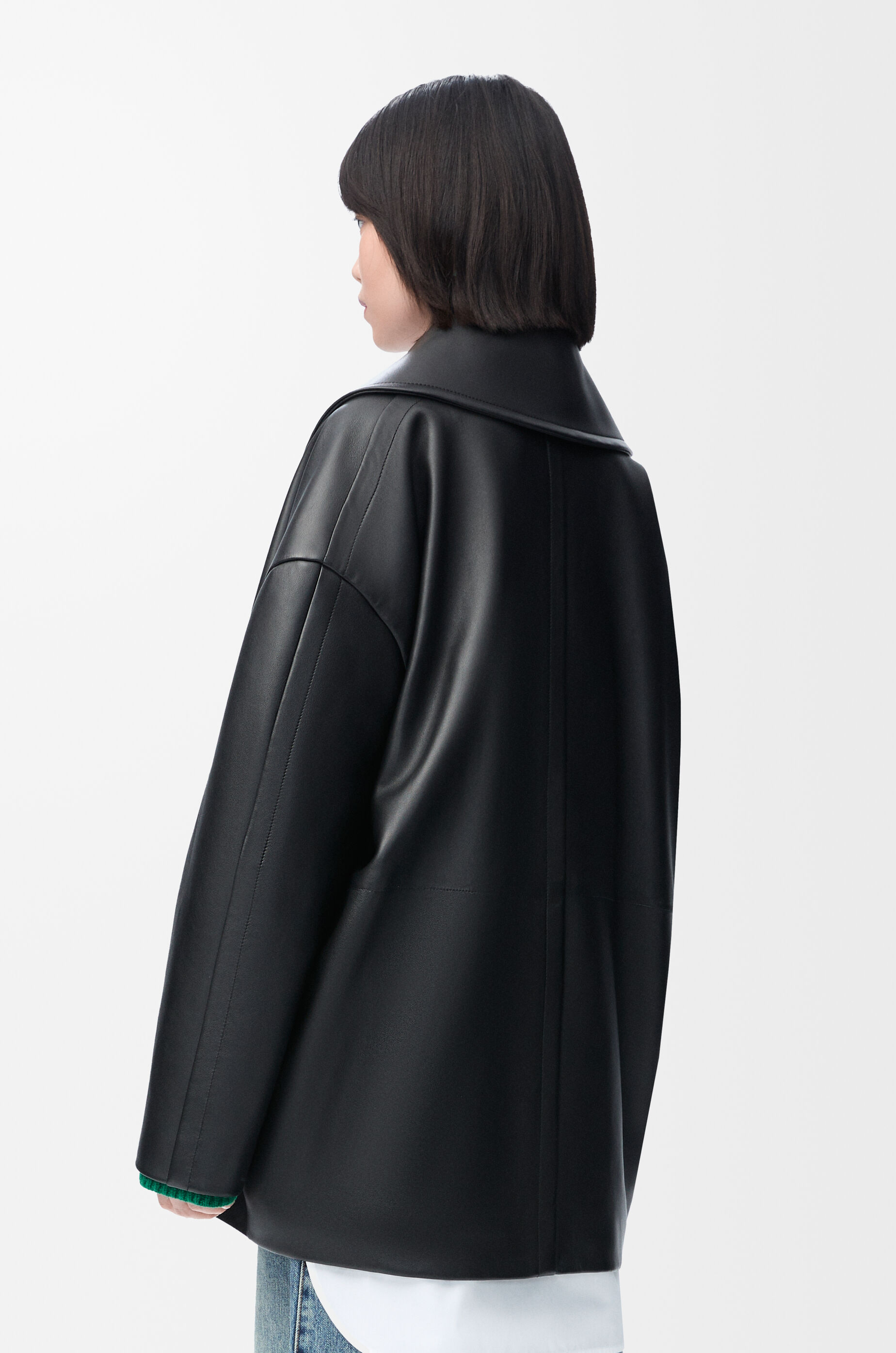 ショート コート(ナパラム) ブラック - LOEWE ショート コート(ナパラム) ブラック - LOEWE