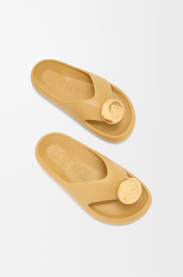 LOEWE Sandalia Foam Pebble Corrector Medio/Dorado
