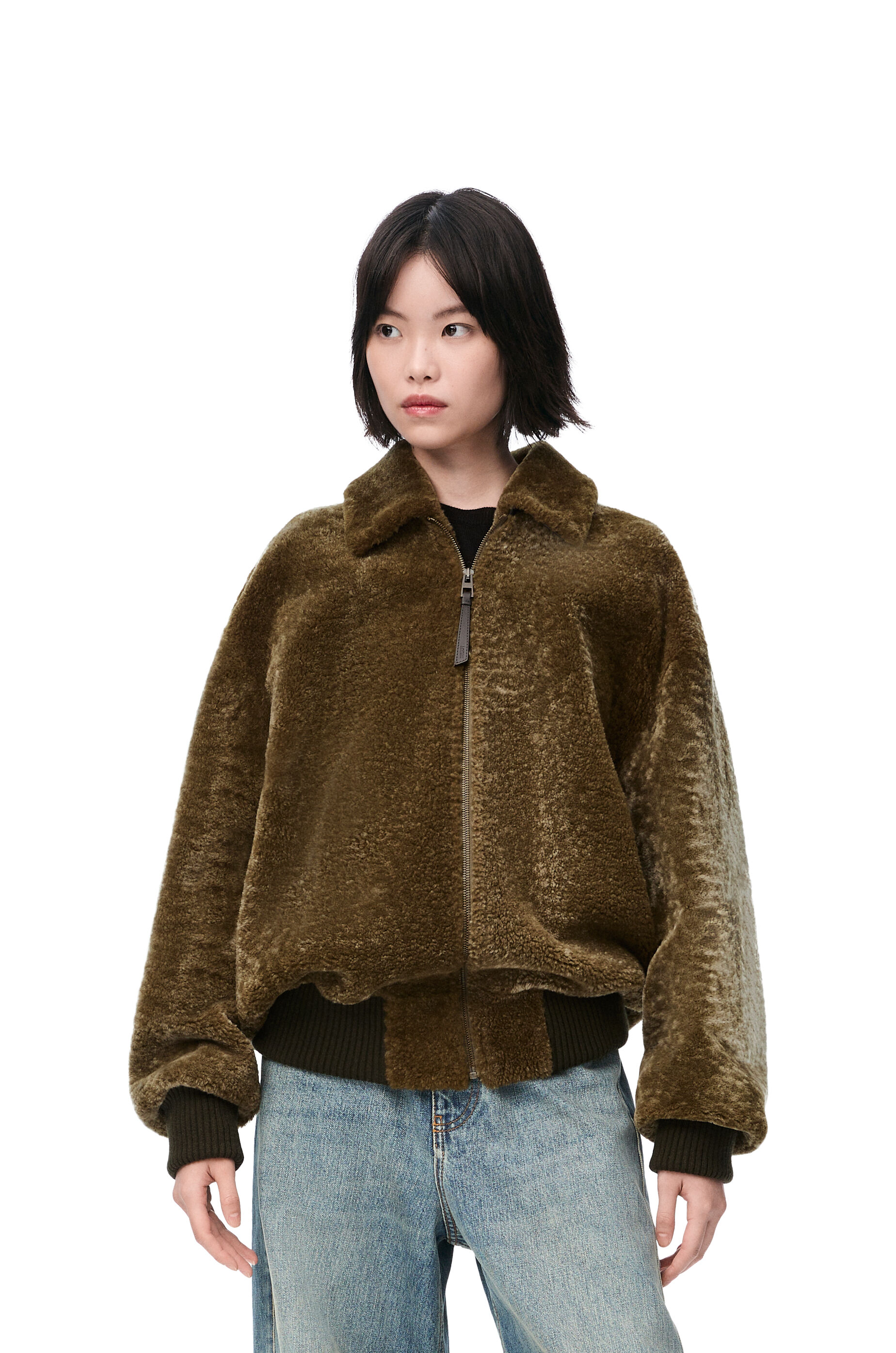 LOEWE カーキジャケット｜レディース