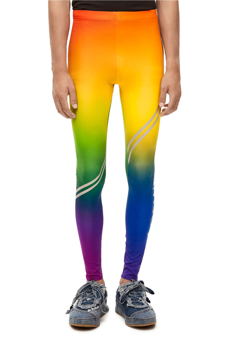 LOEWE Leggings en poliamida con arcoíris Multicolor