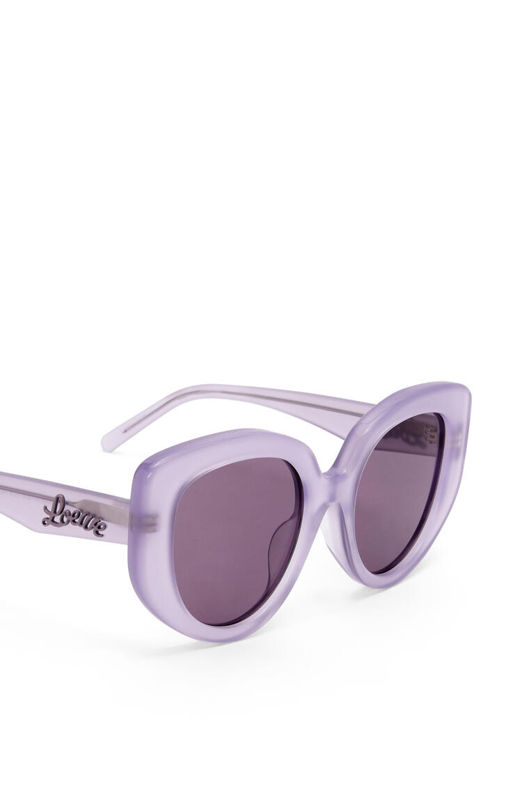 LOEWE Butterfly sunglasses in acetate Lilac