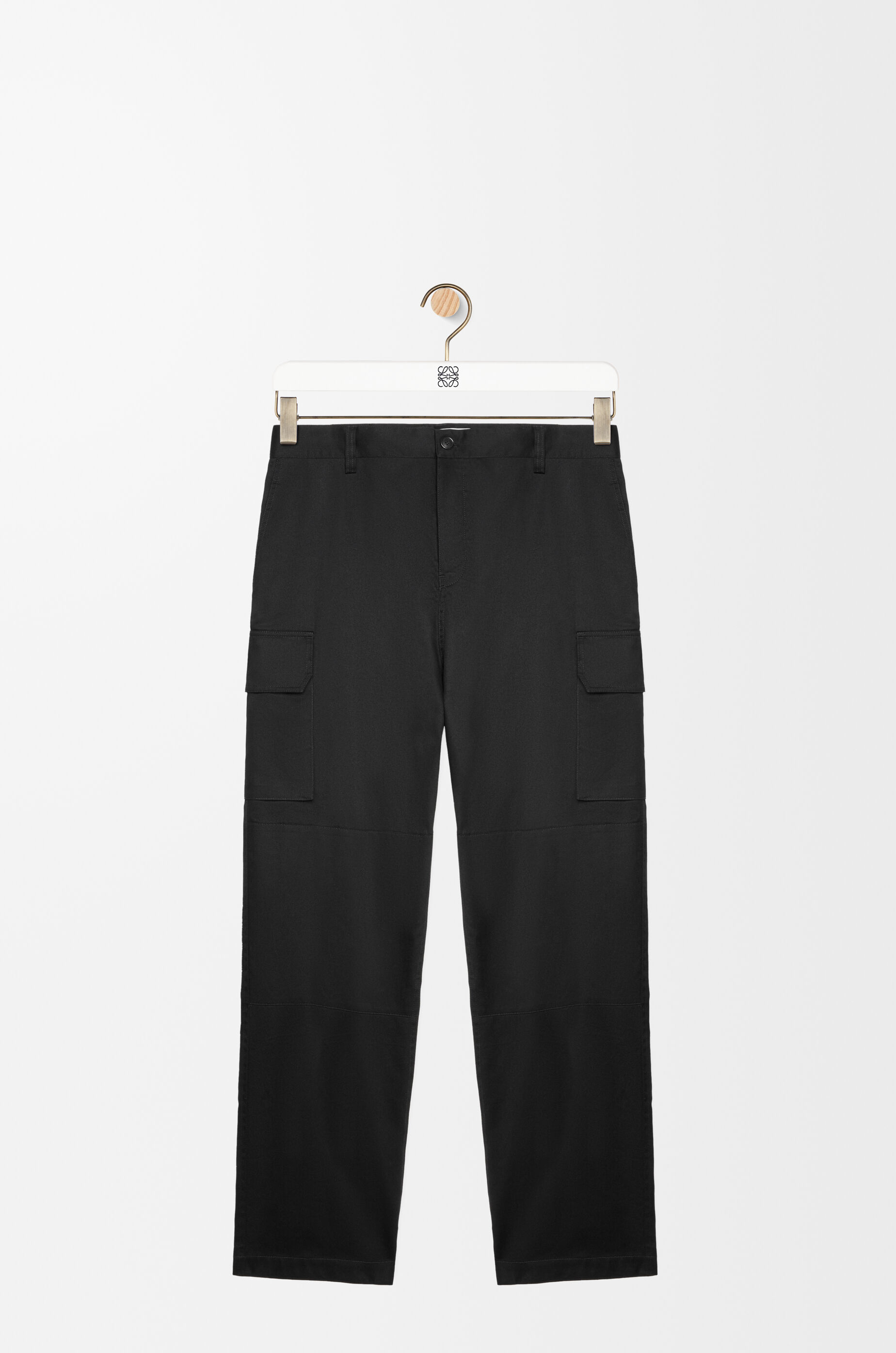 LOEWE カーゴパンツ　ブラック LOEWE(ロエベ) カーゴスラックス H526Y04X17 ブラック サイズ 46