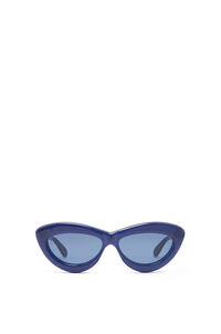 LOEWE Gafas de sol cat-eye en acetato Azul Medianoche