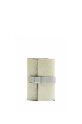 LOEWE Small vertical wallet in soft grained calfskin Marble Green/Ash Grey plp_rd