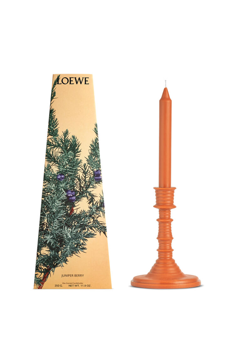 LOEWE 蕴含杜松子香精的香薰蜡烛台 橙色 pdp_rd