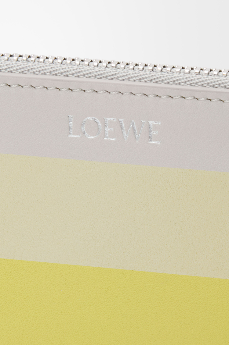 LOEWE コインカードホルダー（ナパカーフ） ペールグレー/ライトシトリン
