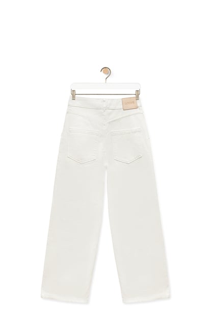 LOEWE Jeans baggy Anagram in cotone BIANCO plp_rd