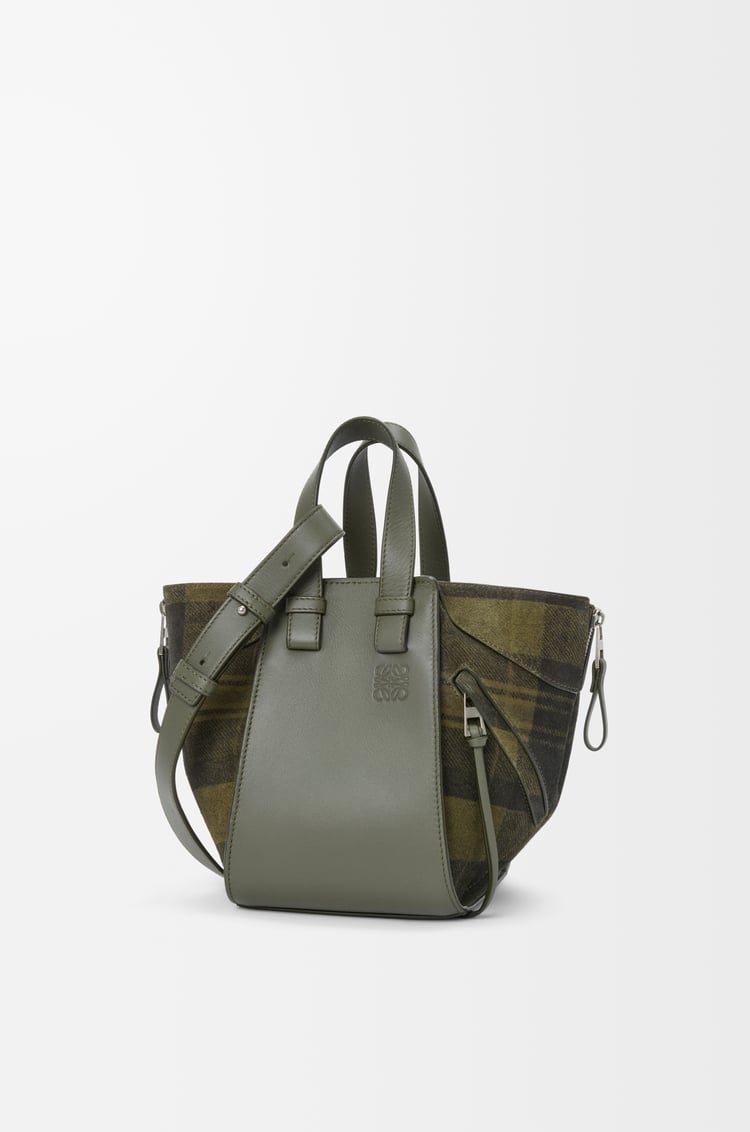 LOEWE ハンモックバッグ コンパクト（スエード&クラシックカーフ） カーキ/オリーブ