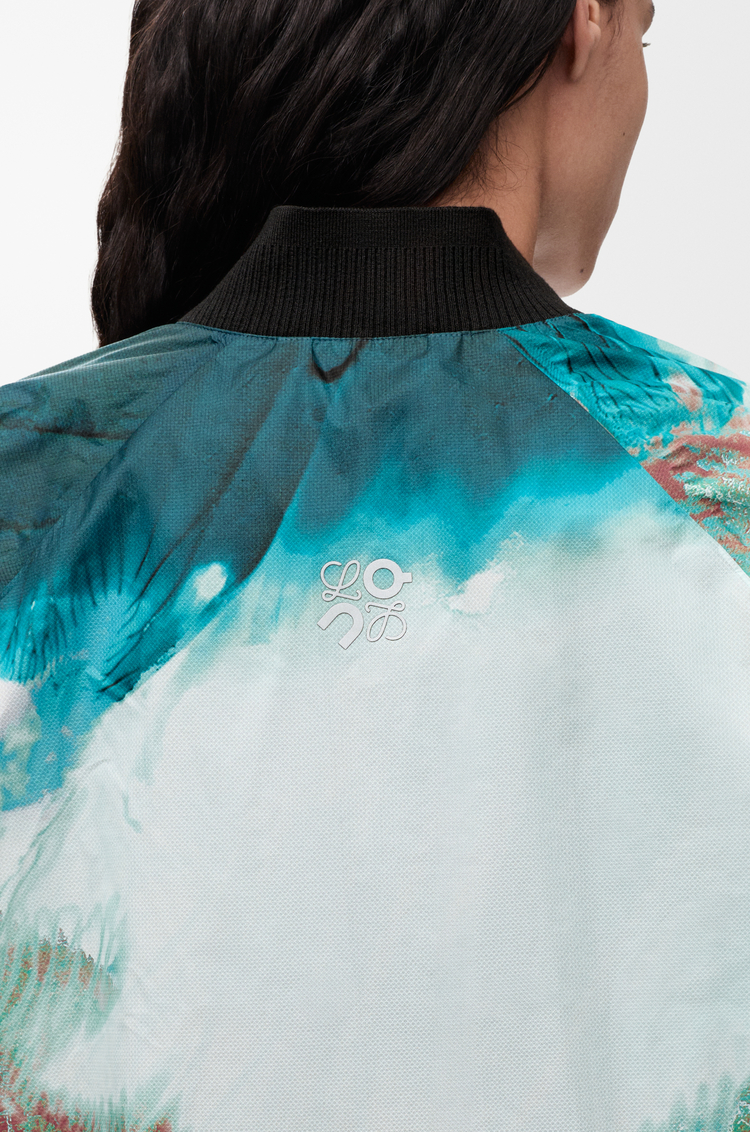 LOEWE Zip-up jacket in technical shell Multicolor