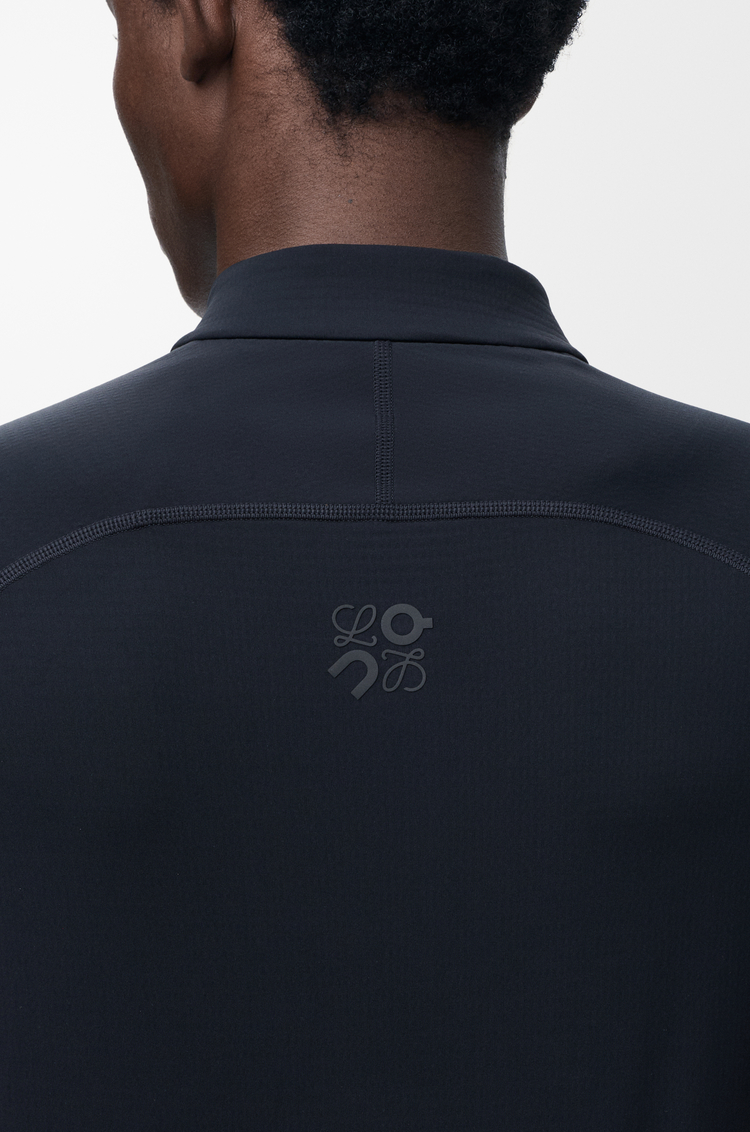 LOEWE Mock neck top in technical knit Black