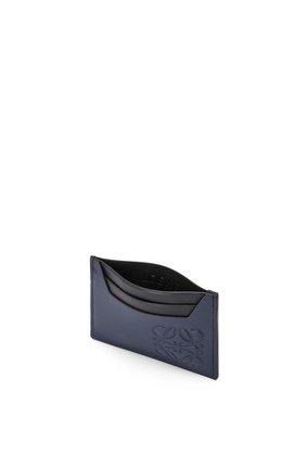 LOEWE Brand plain cardholder in classic calfskin Midnight Blue plp_rd